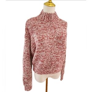 NWOT Blush & Bloom Chenille Knit Cropped Sweater Casual Marshmallow Size XS